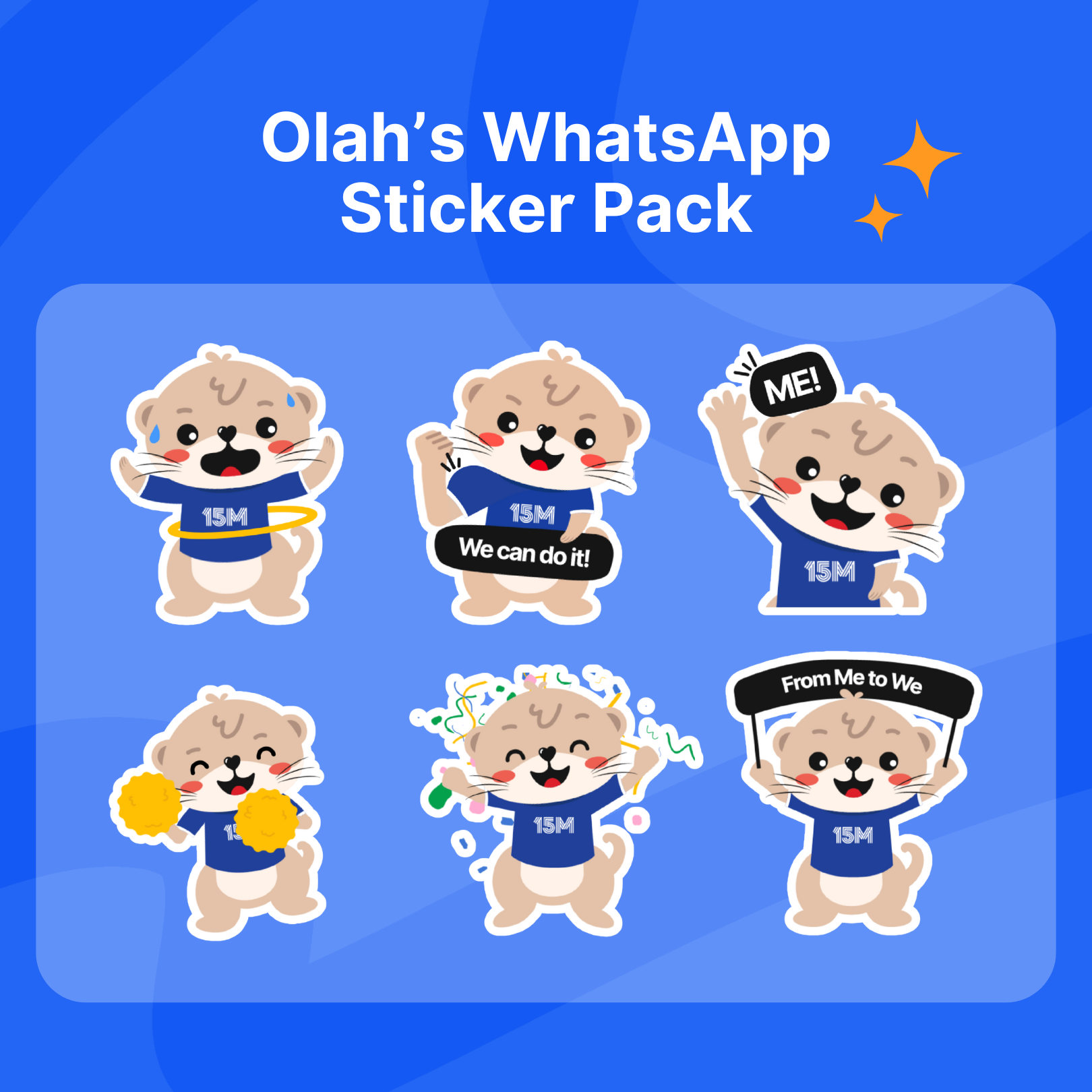 Olah WhatsApp Sticker Pack